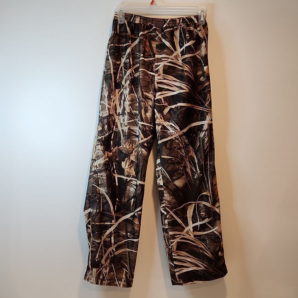 Coleman Camo Hunting Pants Unisex Size Med Reg Polyester Soft Warm Outdoors EUC